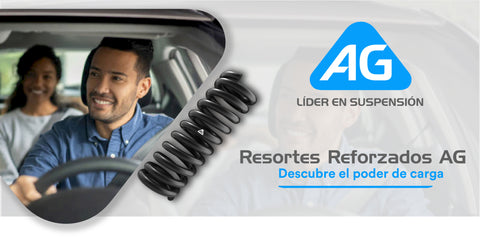 Potencia tu vehículo con Resortes Reforzados AG: Más capacidad, mayor durabilidad y comodidad sin igual
