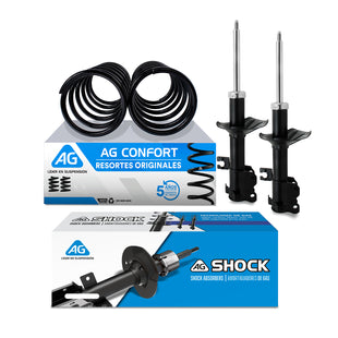 Kit Original Resortes y Amortiguadores Nissan Tsuru 3 92-15 Del