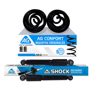Kit Original Resortes y Amortiguadores Renault Kangoo 2004-2019 Traseros