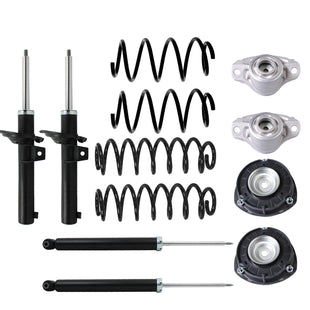Kit Original Resortes, Amortiguadores y Bases Seat León (Para suspensión Independiente) 2013-2020 Delanteros y Traseros
