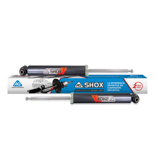 Amortiguadores Deportivos AG Shox VW Taos (Carter 50 mm) (Trasero Eje Suspensión Independiente Buje 10 mm) 2020-2021 Traseros
