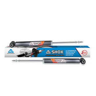 Amortiguadores Deportivos AG Shox Nissan March (Usa tornillo estabilizador) 2011-2023 Traseros