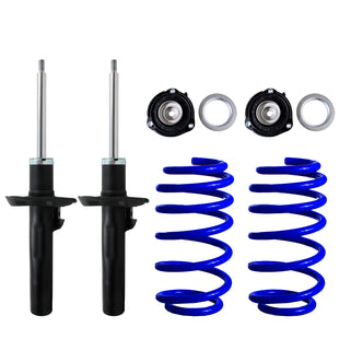 Resortes Deportivos y Amortiguadores Originales AG Kit AG Shock Volkswagen Golf A6 (2.5L) (Carter 55 mm) 2008-2013 Delanteros
