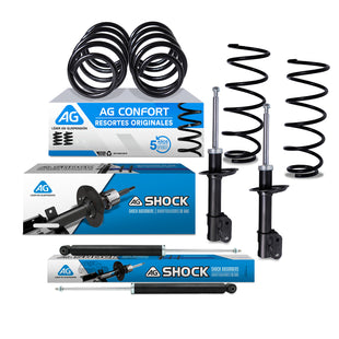 Kit Original Resortes y Amortiguadores Chevrolet Spark 11-16