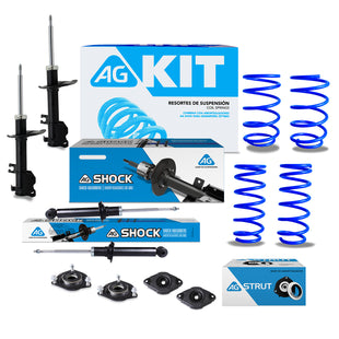 Kit Resortes Deportivos, Amortiguadores y Bases Nissan Sentra B15 2000-2006 12 piezas