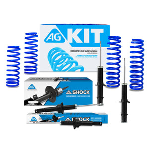 Kit Deportivo Resortes Ag Kit y Amortiguadores Originales Honda Civic 1996-2000 8 piezas