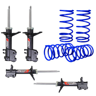 Kit Deportivo Resortes Ag Kit y Amortiguadores Ag Shox Nissan Tsuru 88-15 Kit 8 Piezas