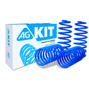 Resortes Deportivos AG Kit Volkswagen Jetta A3 (México, Aro Grande) 1992-1999 Delanteros y Traseros