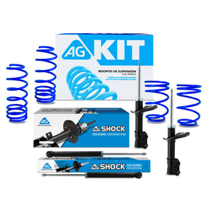 Kit Deportivo Resortes Ag Kit y Amortiguadores Originales Dodge Attitude 2006-2011 8 piezas