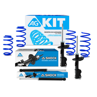 Kit Deportivo Resortes Ag Kit y Amortiguadores Originales Chevrolet Sonic 2012-2018 8 piezas