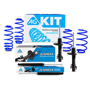 Kit Deportivo Resortes Ag Kit y Amortiguadores Originales Seat Ibiza 6J 2009-2017 8 piezas