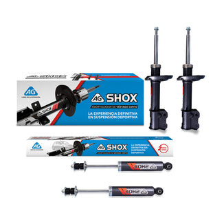 Amortiguadores Deportivos AG Shox Chevrolet Corsa 02-10 Kit 4 Piezas
