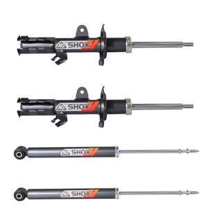 Amortiguadores Deportivos AG Shox Nissan March (Usa tornillo estabilizador) 2011-2023 Delanteros y Traseros