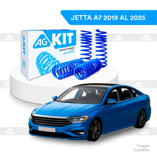 Resortes Deportivos AG Kit Volkswagen Jetta A7 2019-2025 Kit 4 Piezas