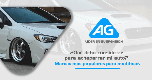 ¿Cómo achaparrar tu vehículo y no dañar la suspensión de tu auto?