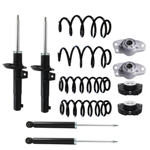 Kit Original Resortes, Amortiguadores y Bases Audi A3 (2.0L) 2006-2013 Delanteros Kit 6 piezas