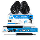 Resortes y Amortiguadores Ag Bwm Serie 1 (Sin suspensión M-Technik) 118i (E82) (E87) 2012 Traseros-1