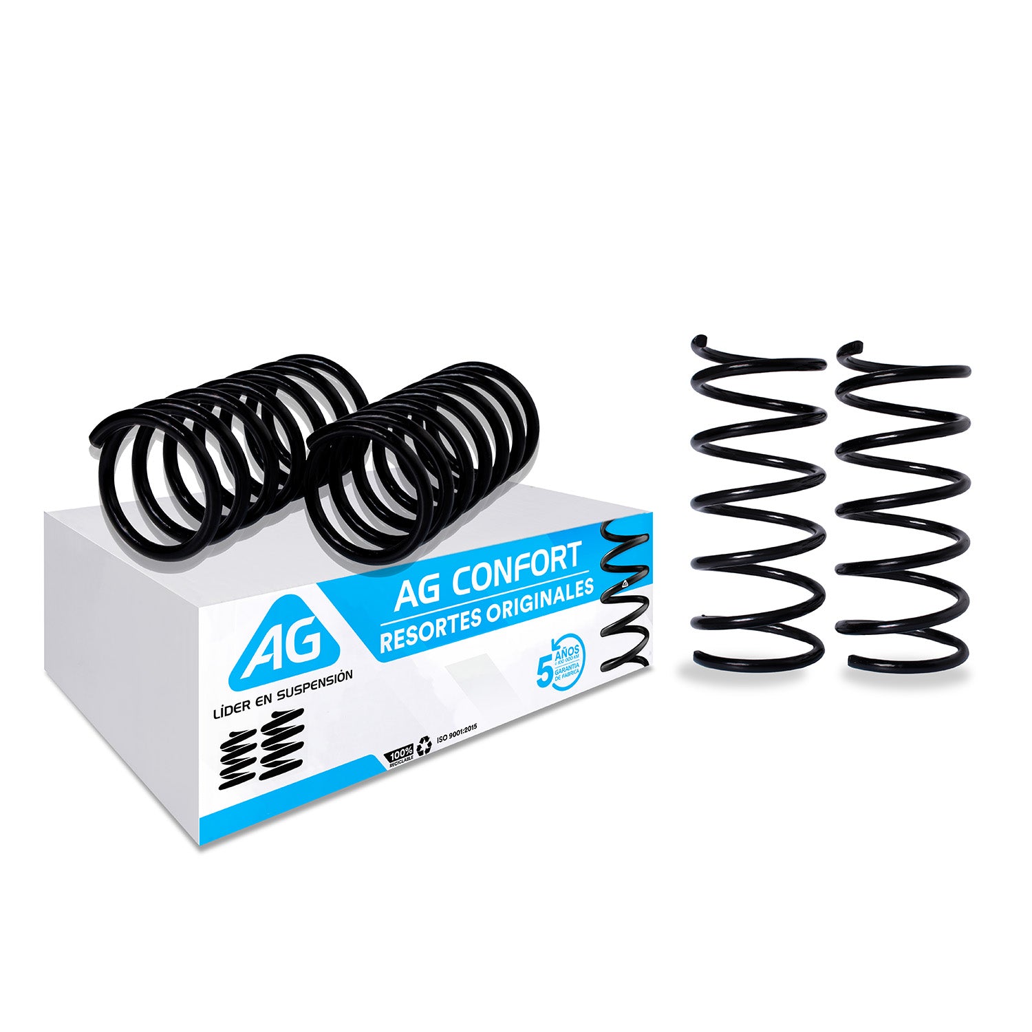 Resortes Originales Ag Confort Dodge Chrysler Atos 00-12 Kit 4 Piezas