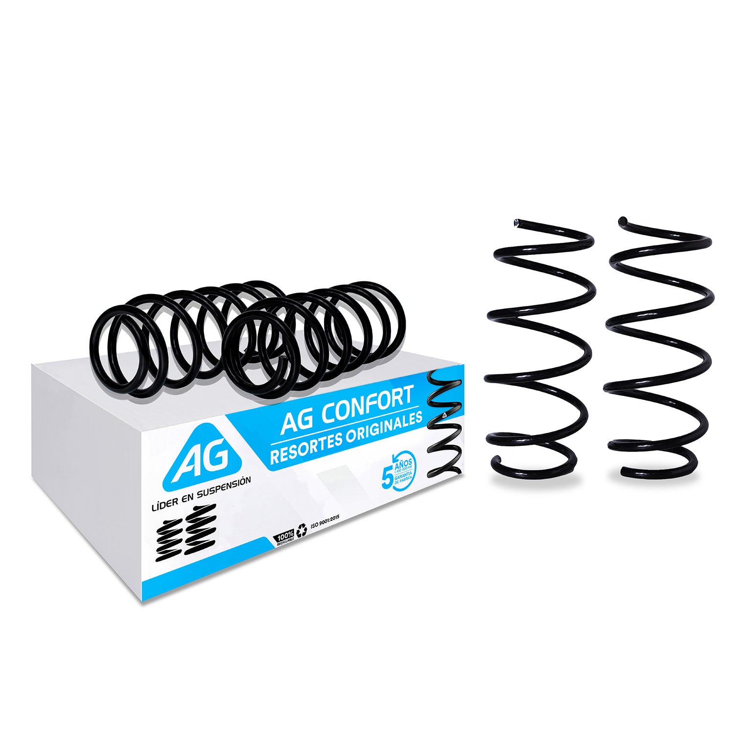 Resortes Originales Ag Confort Dodge Attitude 2012-2014 Kit 4 Piezas