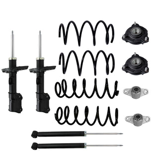 Kit Original Resortes, Amortiguadores y Bases Hyundai Elantra (Sexta generación) (GLS, GLS Premium, Tech) 2017-2020 12 Piezas Del y Tras