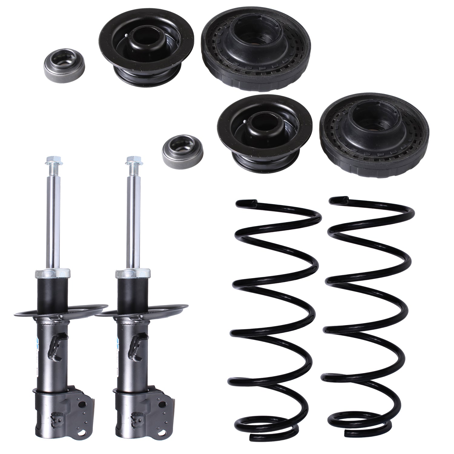 Kit Original Resortes, Amortiguadores y Bases Ag Chevrolet Beat (Incluye Beat Activ) 2018-2021 Delantero