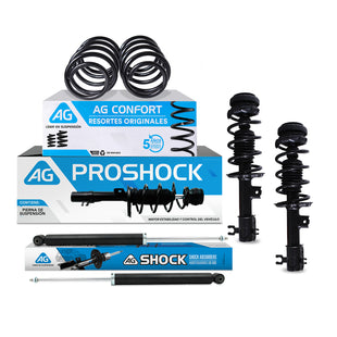 Combo de supensión original AG Chevrolet Beat 2018-2021 Del y Tras