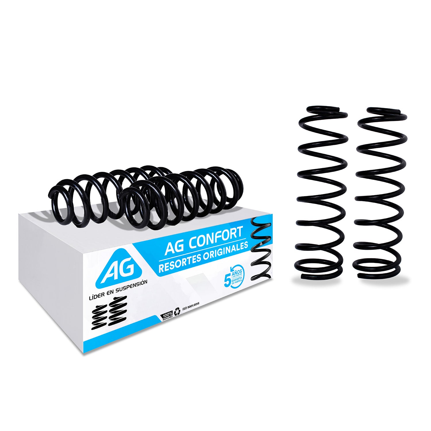 Resortes Originales Ag Confort Dodge Chrysler Ram 13-17 Kit 4 Piezas