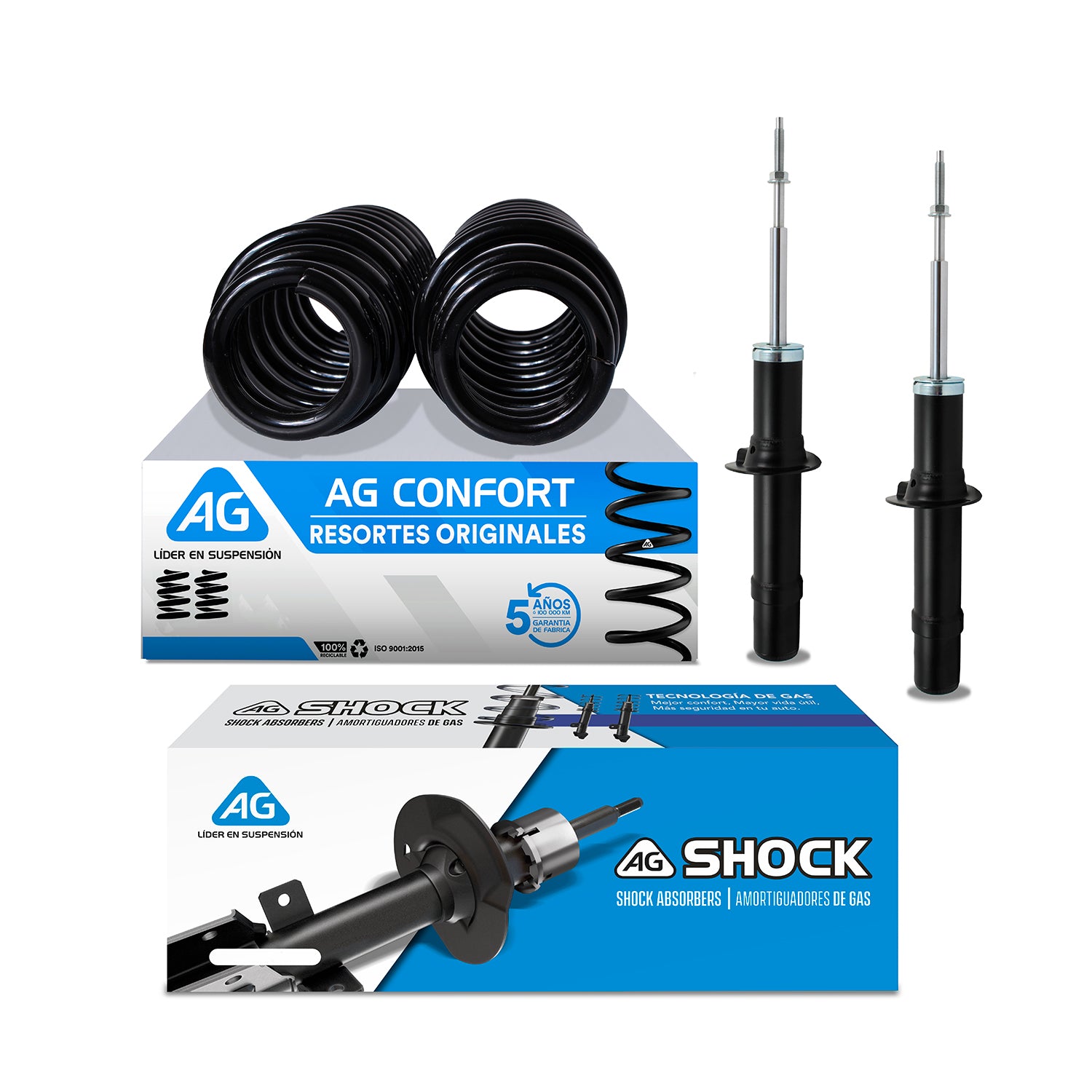 Kit Original Resortes y Amortiguadores Dodge Stratus (Excepto RT) 2001-2006 Delanteros