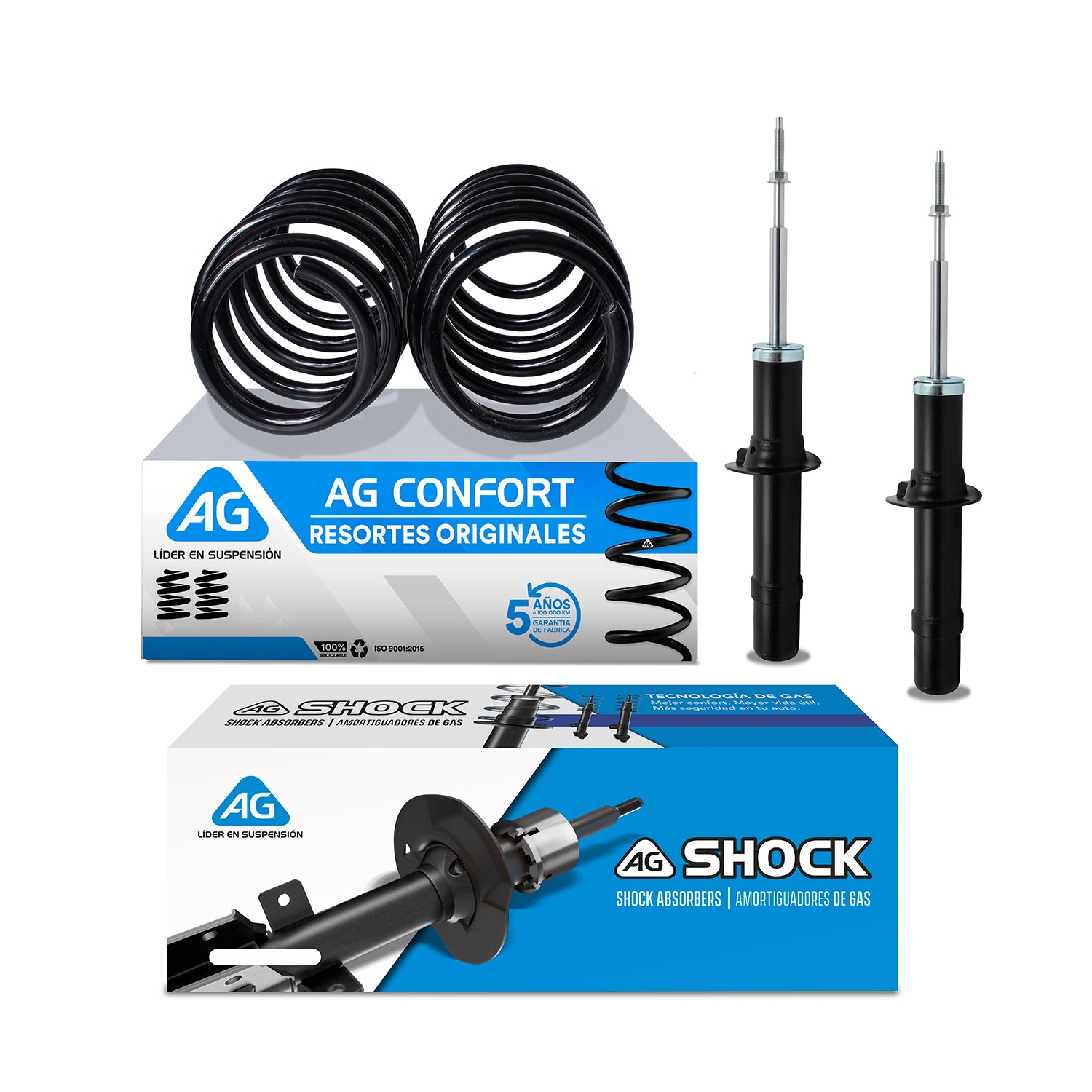 Kit Original Resortes y Amortiguadores Dodge Cirrus 1995-2000 Delanteros
