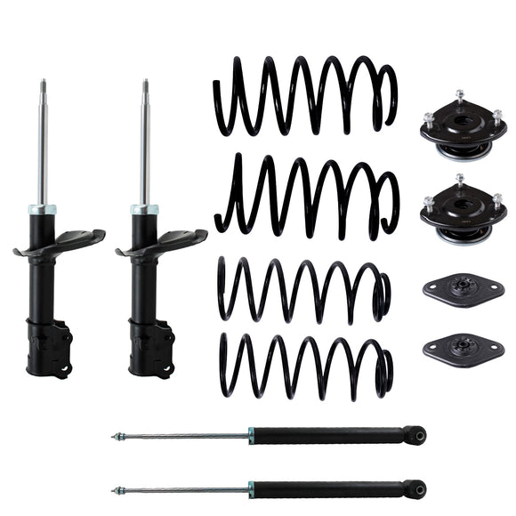Kit Original Resortes, Amortiguadores y Bases Dodge Attitude 2006-2011 12 piezas