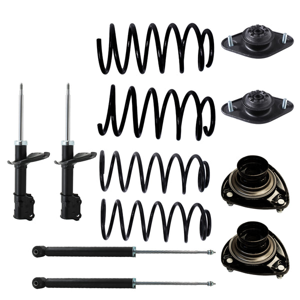 Kit Original Resortes, Amortiguadores y Bases Dodge Attitude 2006-2011 12 piezas