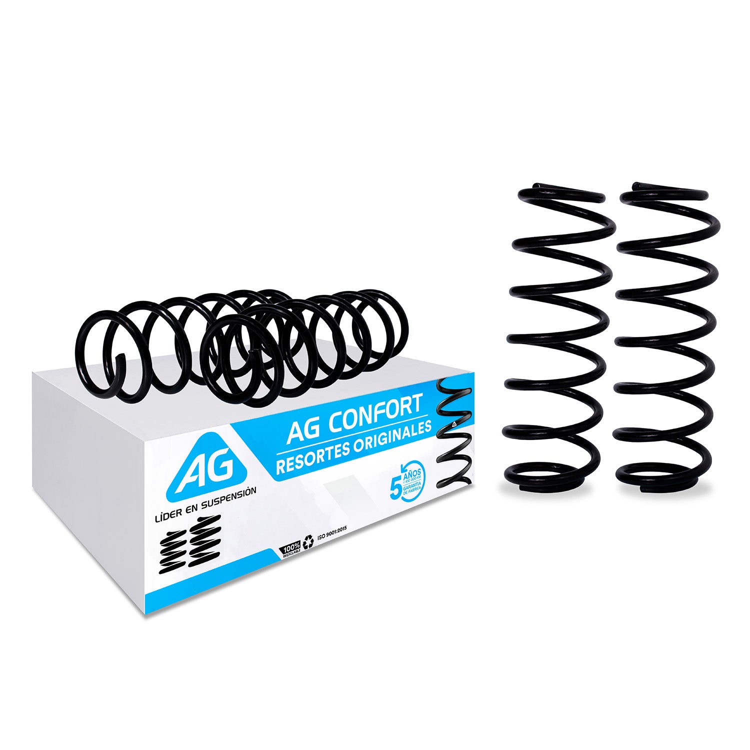 Resortes Originales Ag Confort Dodge Attitude 2015-2022 Delanteros y Traseros