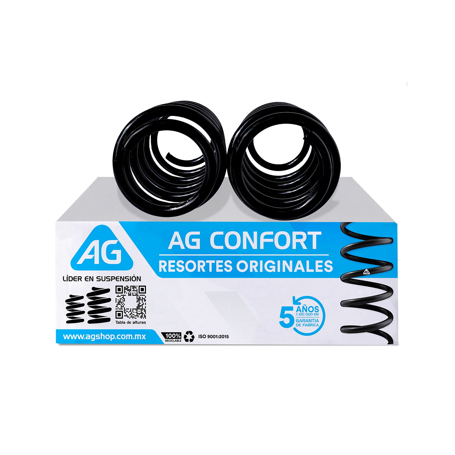 Resortes Originales Ag Confort Mitsubishi Mirage 2015-2024 Delanteros