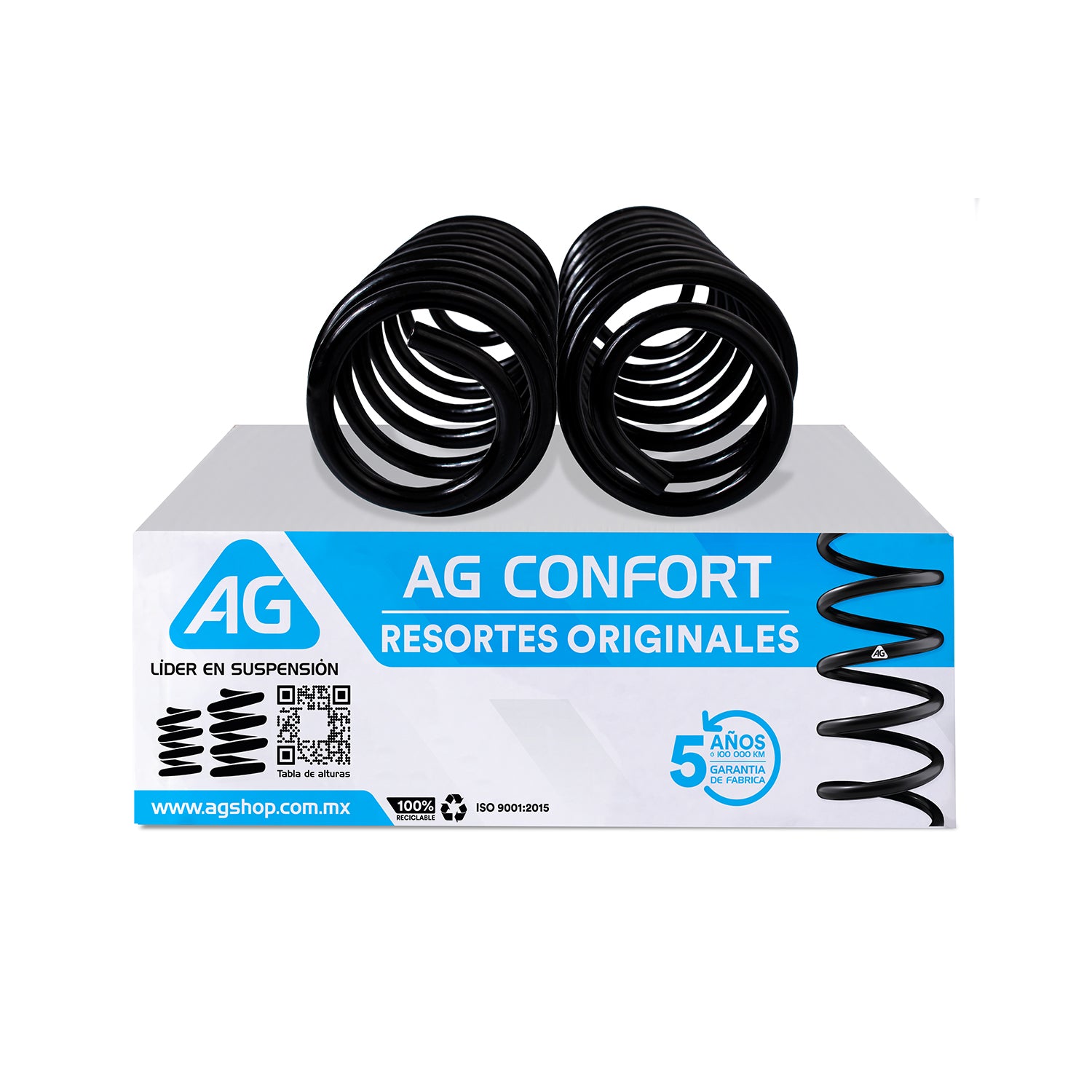 Resortes Originales Ag Confort Dodge Attitude 2015-2024 Traseros