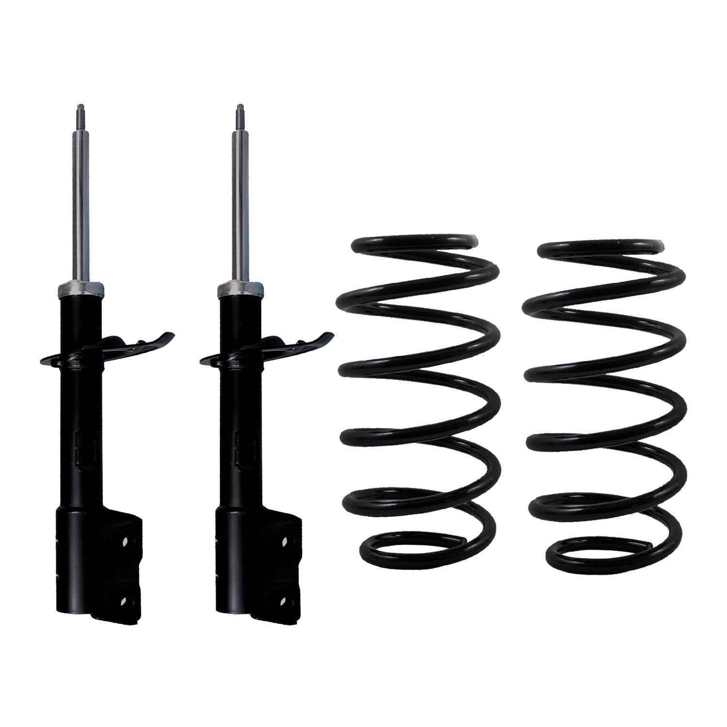 Resortes y Amortiguadores Reforzados Ag Jeep Patriot 2007-2017 Delanteros