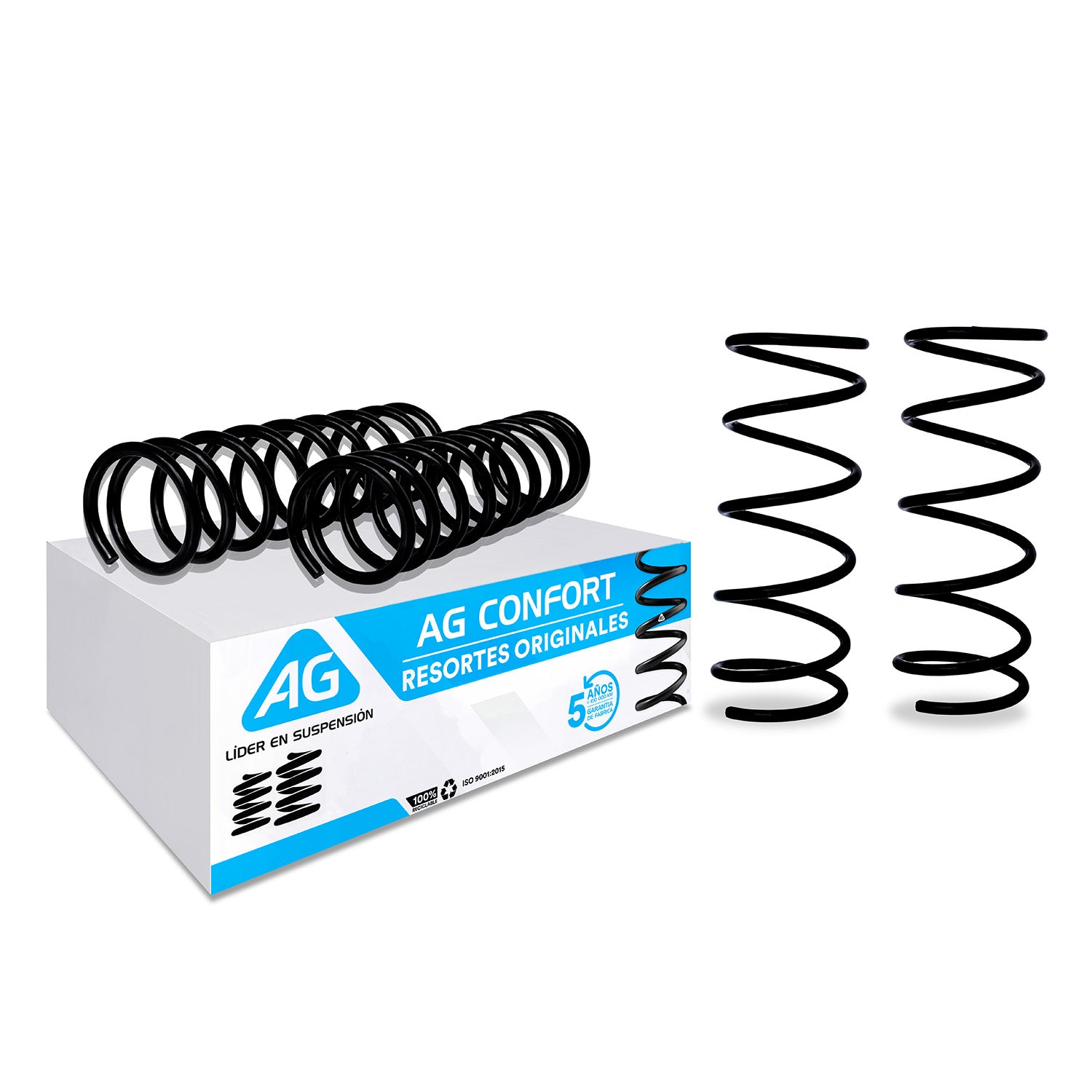 Resortes Originales Ag Confort Ford Focus (Excepto ST) 1999-2011 Kit 4 Piezas
