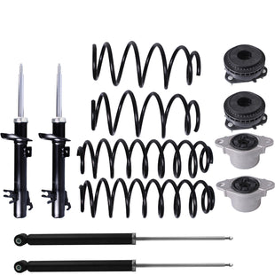 Kit Original Resortes, Amortiguadores y Bases Ford Fiesta Brasil 03-08 Kit 12 Piezas