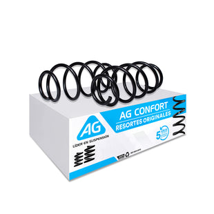 Resortes Originales AG Confort Ford Fiesta Brasil 03-08 Par Delantero