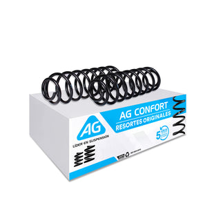 Resortes Originales AG Confort Ford Fiesta Brasil 03-08 Par Trasero