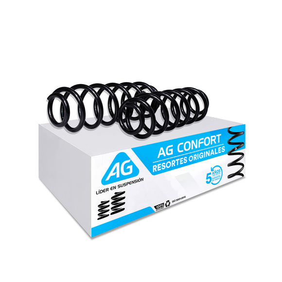 Resortes Originales AG Confort Ford Ford Fiesta Sedan 2003-2009 Par Trasero