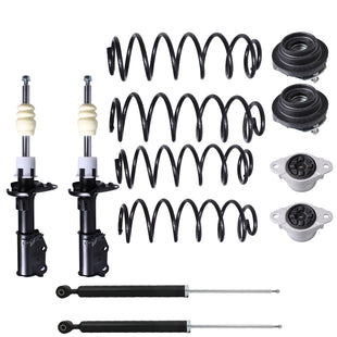 Kit Original Resortes, Amortiguadores y Bases Ag Ford Figo 2016-2020 12 Pzas