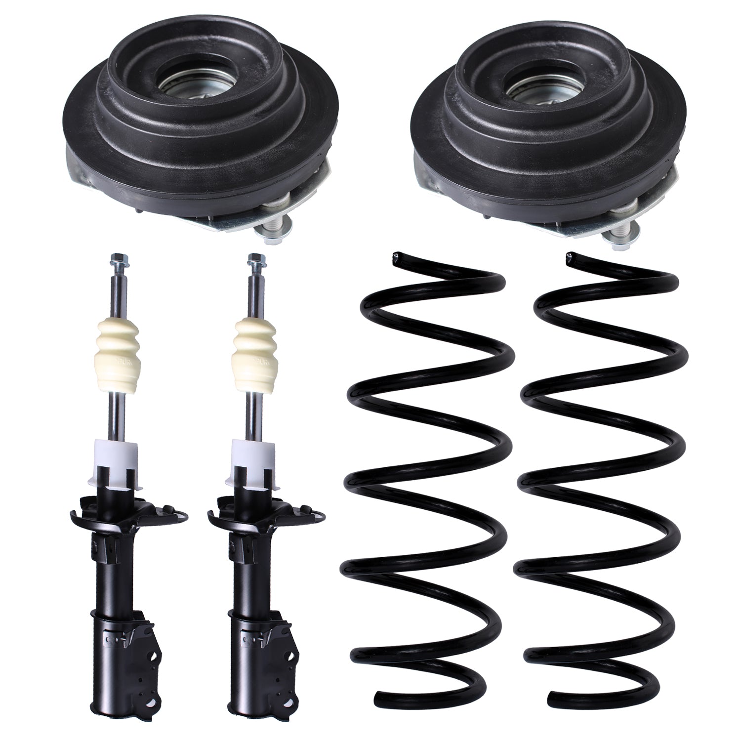 Kit Original Resortes, Amortiguadores y Bases Ford Figo 2016-2020 Delantero