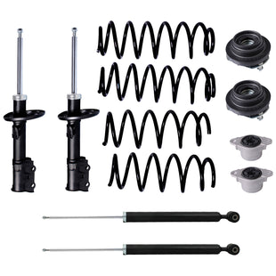 Kit Original Resortes, Amortiguadores y Bases Ford Fiesta 2014-2019 12 Piezas Delanteros y Traseros