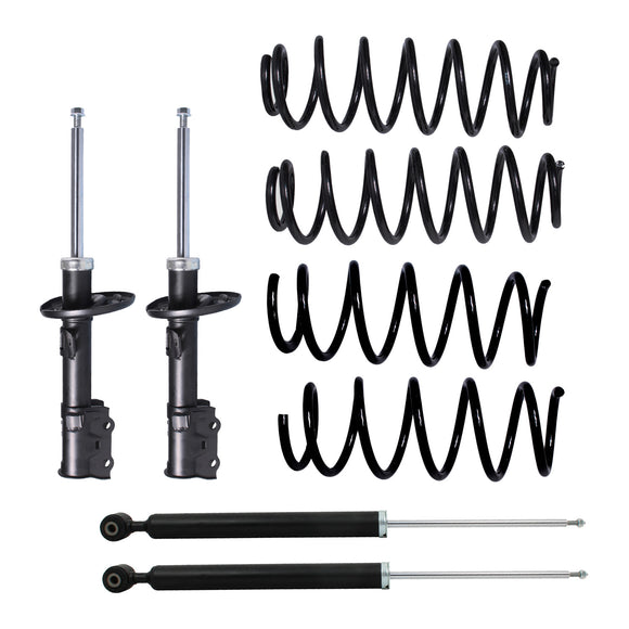 Kit Original Resortes y Amortiguadores Ford Fiesta 4.0 Cil 2014-2018 8 Piezas