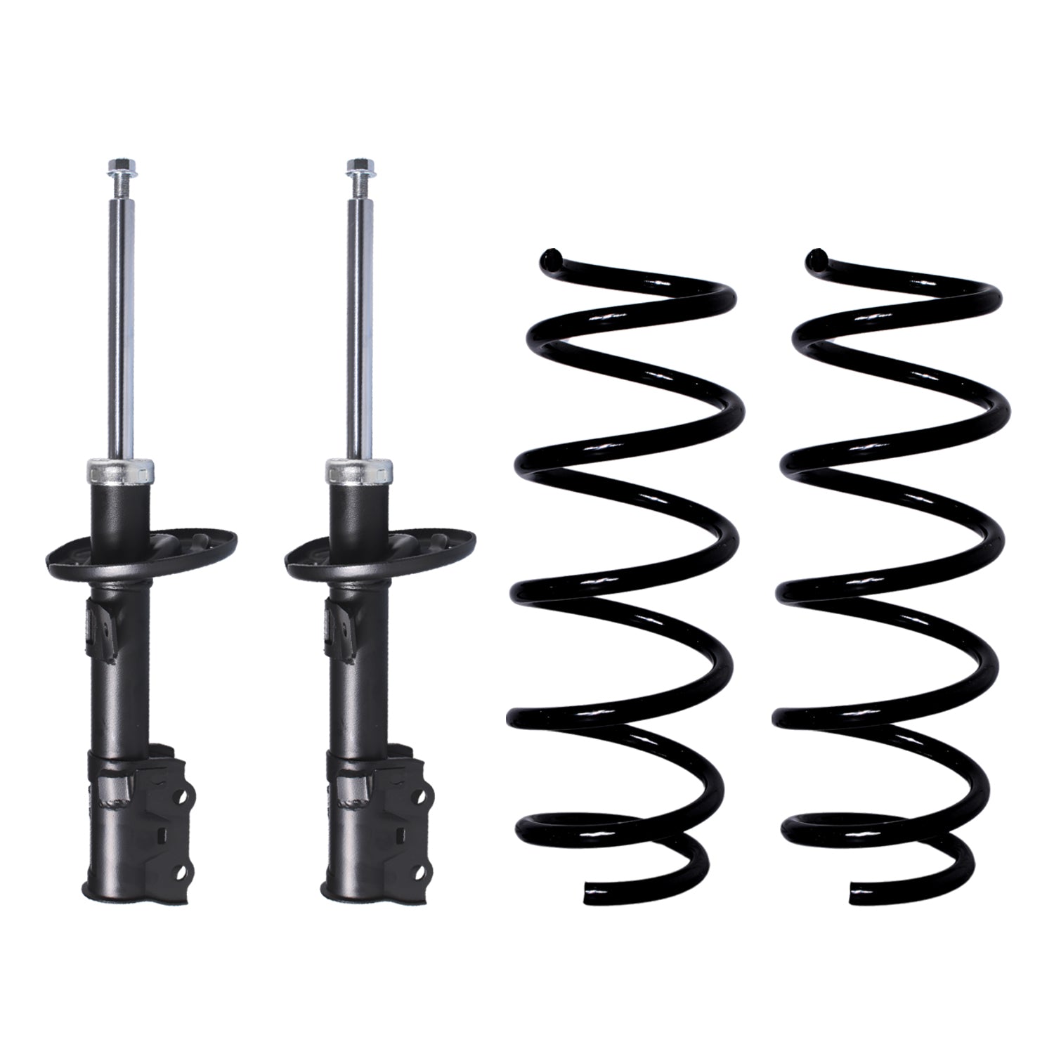 Kit Original Resortes y Amortiguadores Ford Fiesta 4.0 Cil 2014-2018 4 Piezas Delanteras