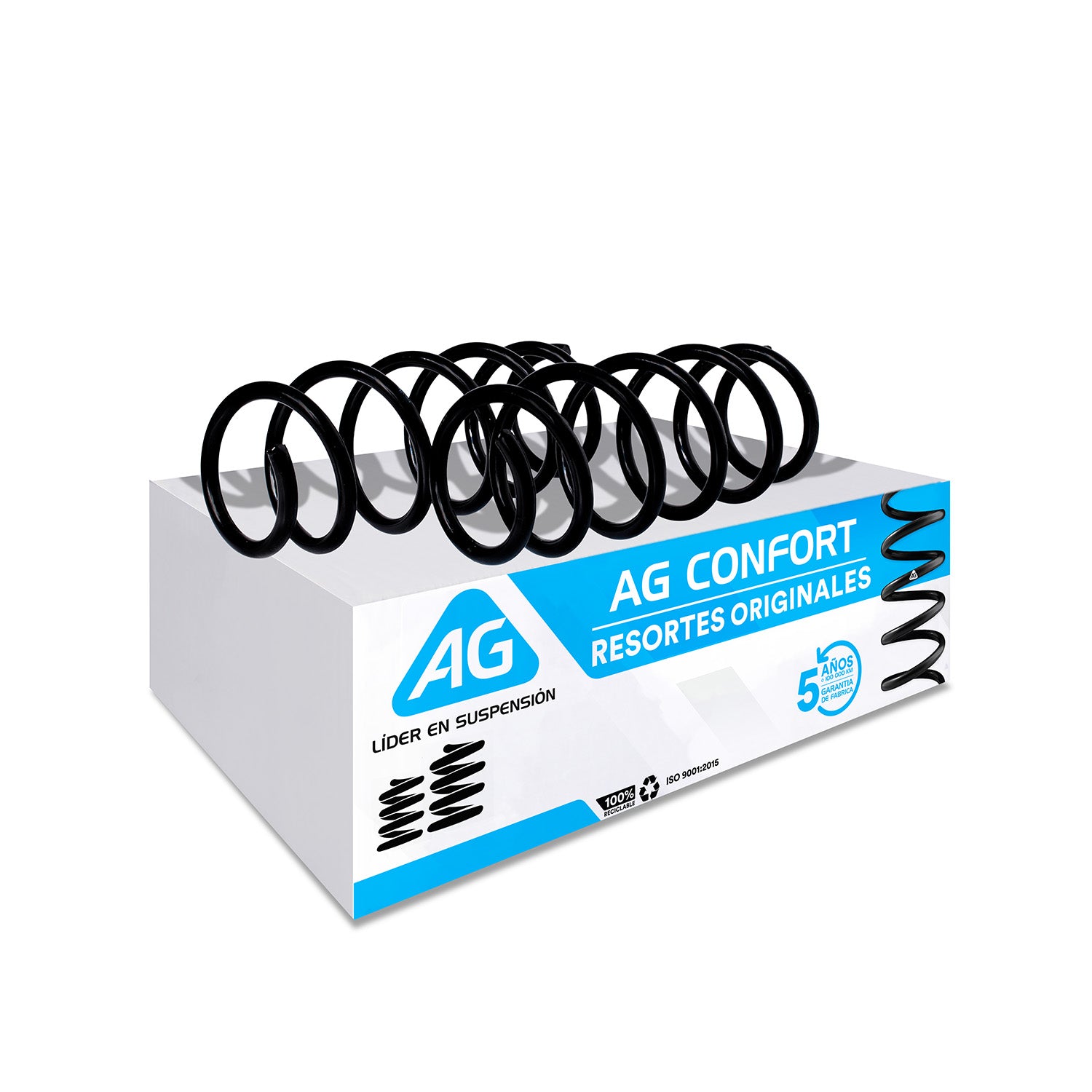 Resortes Originales Ag Confort Ford Fiesta 2011-2020 Delanteros