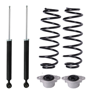 Kit Original Resortes, Amortiguadores y Bases Ford Fiesta 4.0 Cil 2014-2018 6 Piezas Traseras