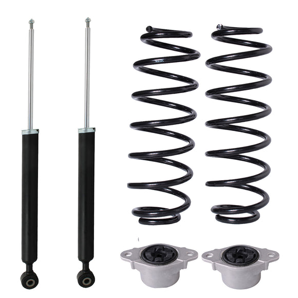 Kit Original Resortes, Amortiguadores y Bases Ford Fiesta 4.0 Cil 2014-2018 6 Piezas Traseras