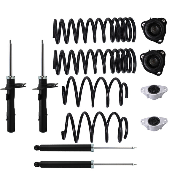 Kit Original Resortes, Amortiguadores y Bases Ford Escape 2012-2019 12 Piezas Delanteros y Traseros