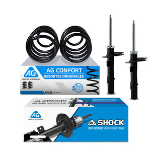 Kit Original Resortes y Amortiguadores Ford Escape 2013-2019 4 Piezas Del